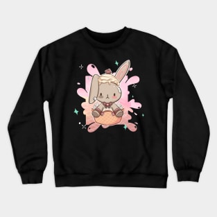 Raspberry Tiramisu Torami Bunny Crewneck Sweatshirt